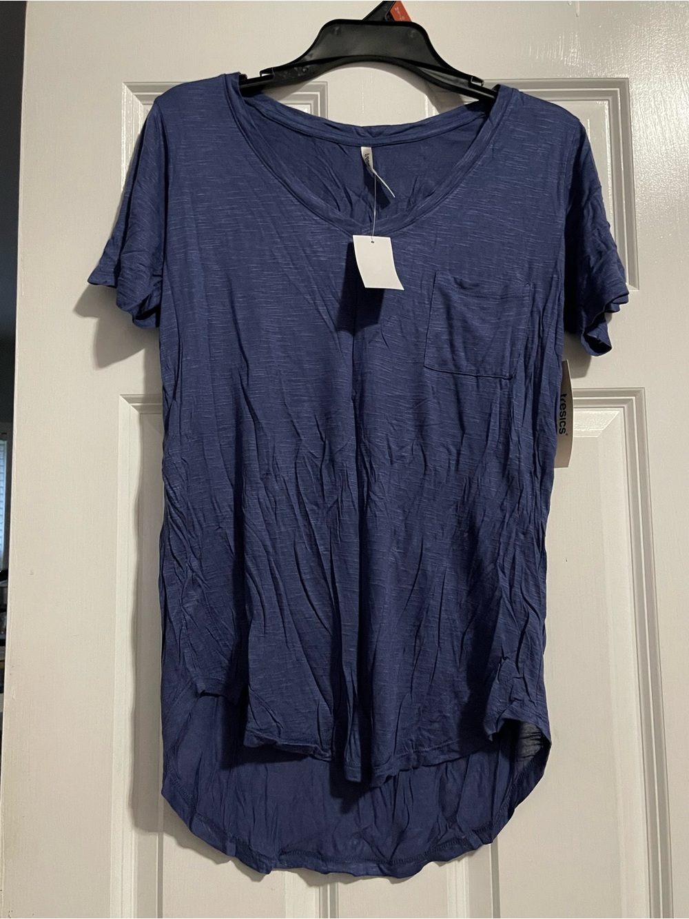 Tresics Navy Short-Sleeve Pocket Tee